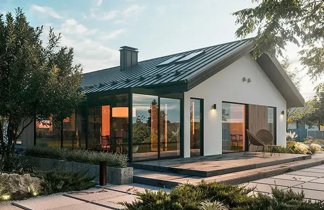 Под ключ: пример дома на этом этапе