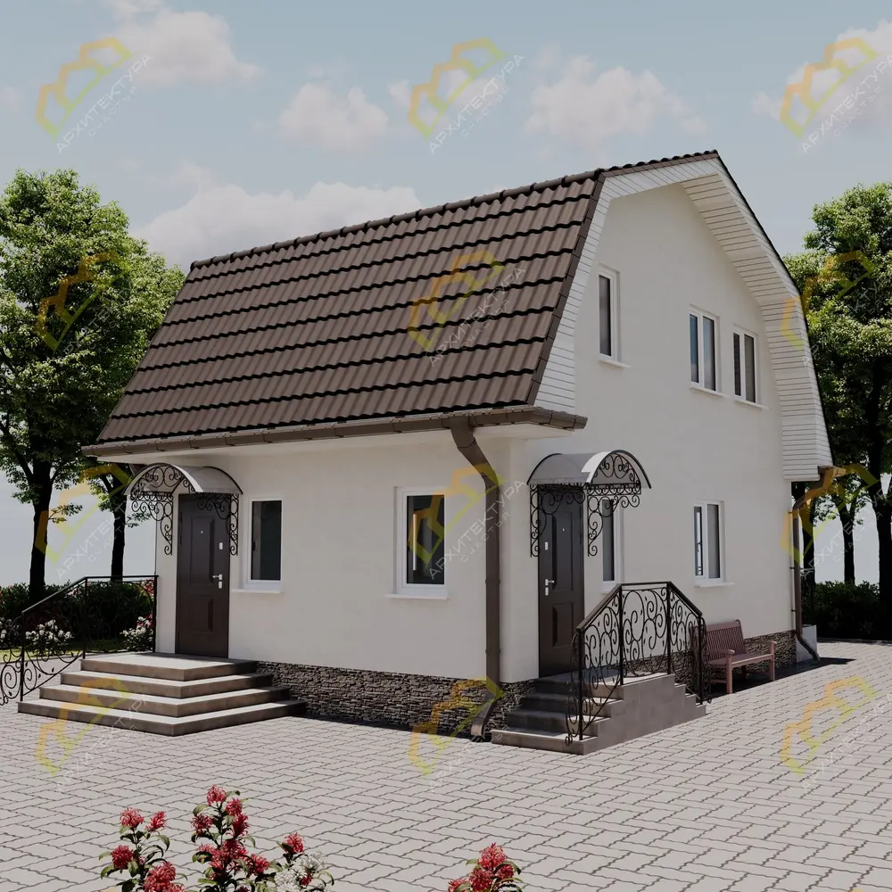 Проект дома AH Light 128, 128,5 м²