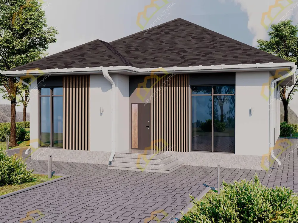 Проект дома AH Modern 171, 171 м²